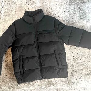 INVICTA black puffer jacket.
